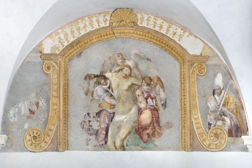 Fresco of the Pietà degli Angeli in the Small Cloister