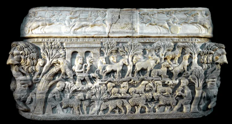 Sarcofago di Giulio Achilleo, cavaliere capo della caserma dei gladiatori