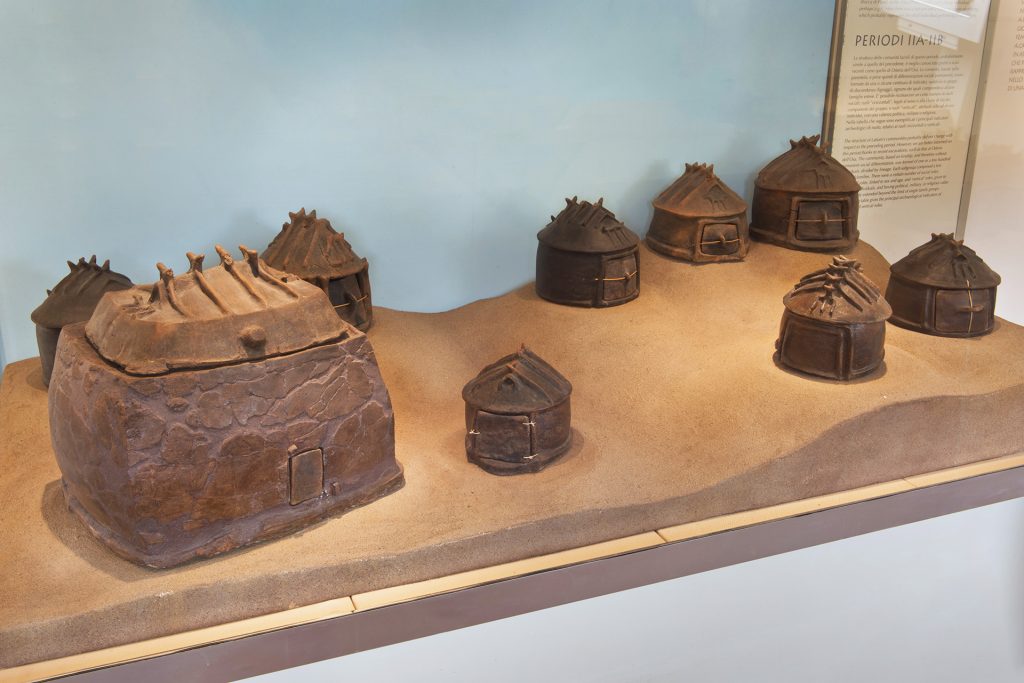 Hut urns from the Osteria dell'Osa Necropolis