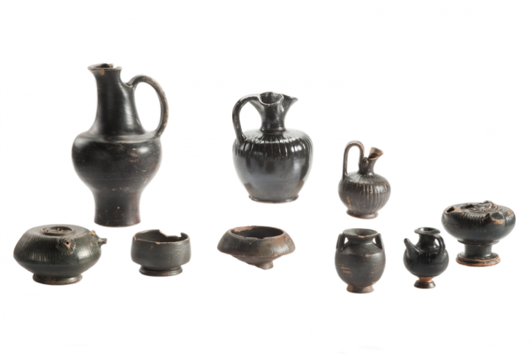 Black glazed pottery