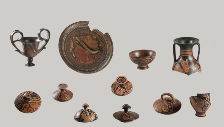 Red-figured pottery