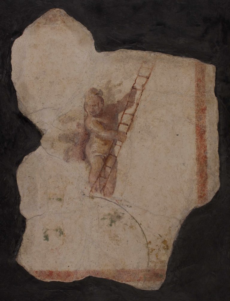 Cupid on a staircase