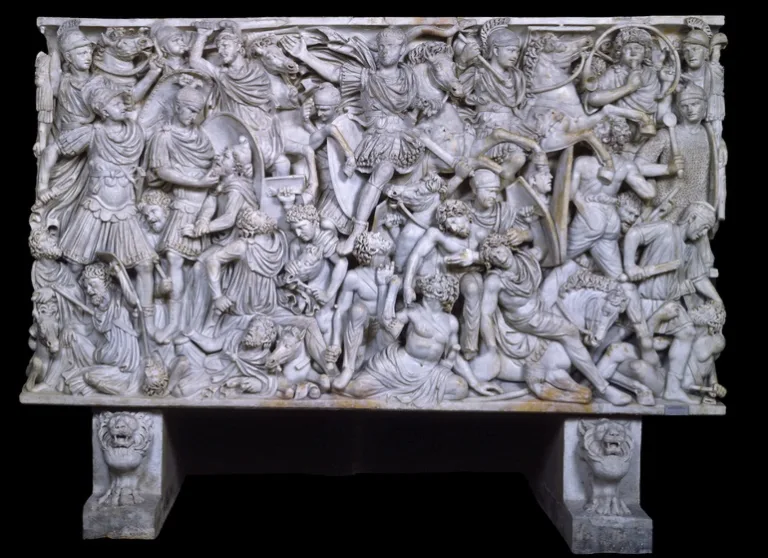 Sarcofago colossale con scene di battaglia tra romani e barbari (cosiddetto Grande Ludovisi)