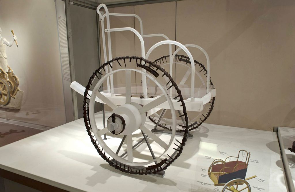 The Prince of Collatia, reconstruction of the carriage