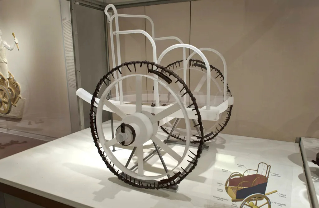 Il Principe di Collatia, ricostruzione del carro