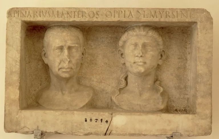 Rilievo funerario di Anteros e Myrsine