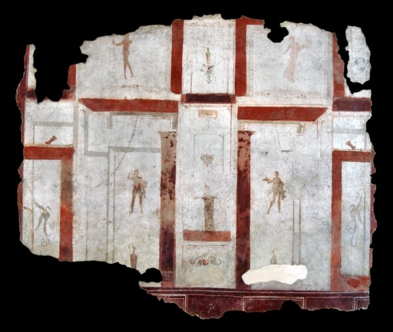 Imperial complex of Roma Termini, fresco from Room E10
