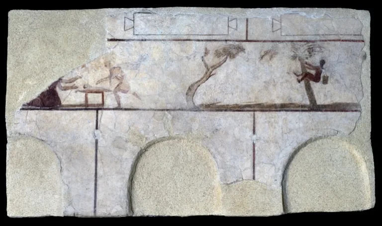 Affreschi dal Grande Colombario di Villa Doria Pamphilj, particolare