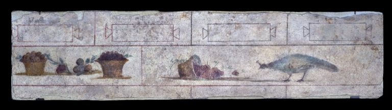 Fresco from the Great Columbarium of Villa Doria Pamphili, detail