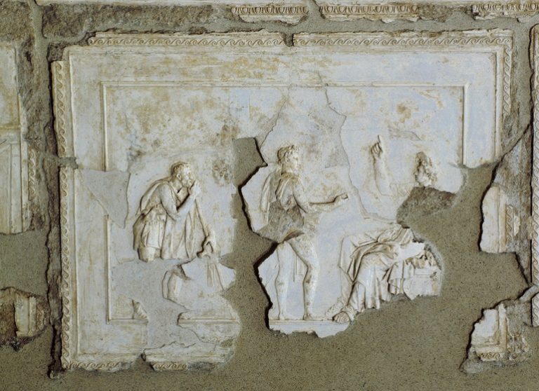 Villa Farnesina, stuccoes from the vault of Cubicle C