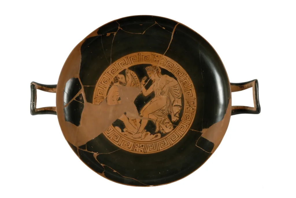 Kylix a figure rosse
