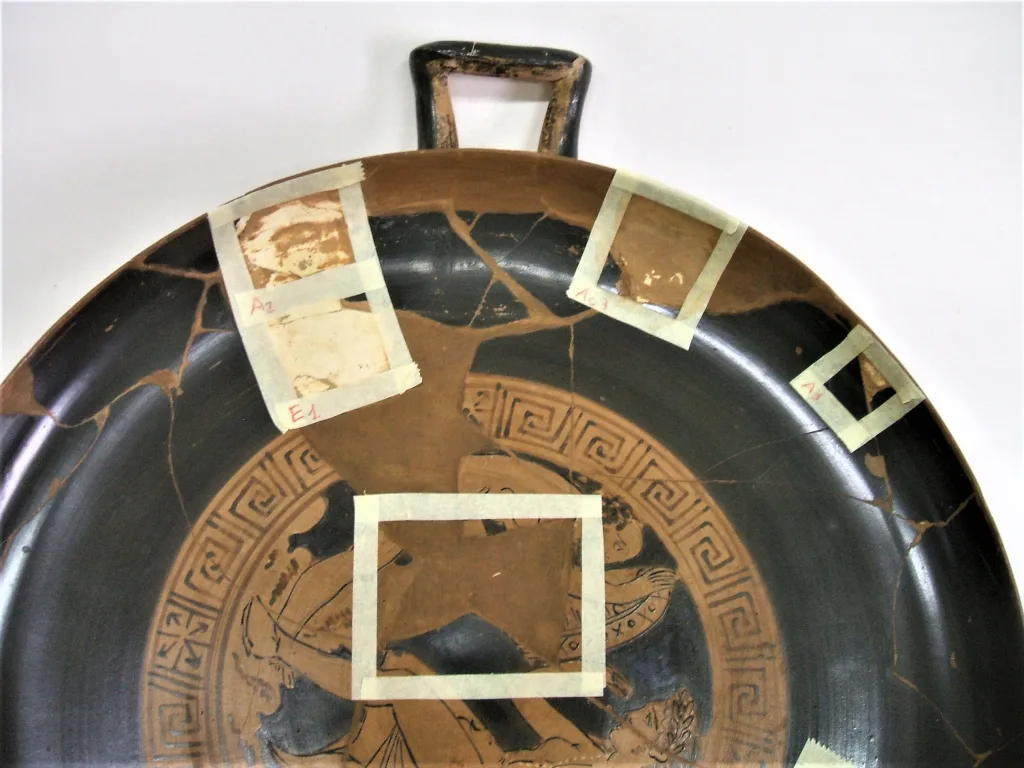 Kylix a figure rosse.