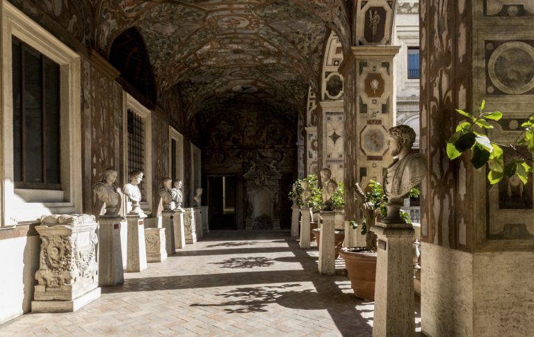 Frescoed loggia