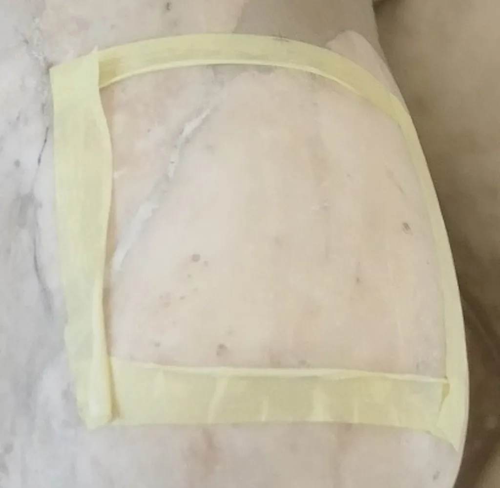 La superficie dopo il trattamento